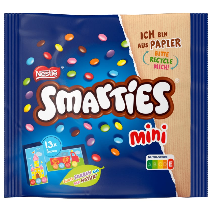 Nestlé Smarties Bunte Schokolinsen Mini Schachteln 187g